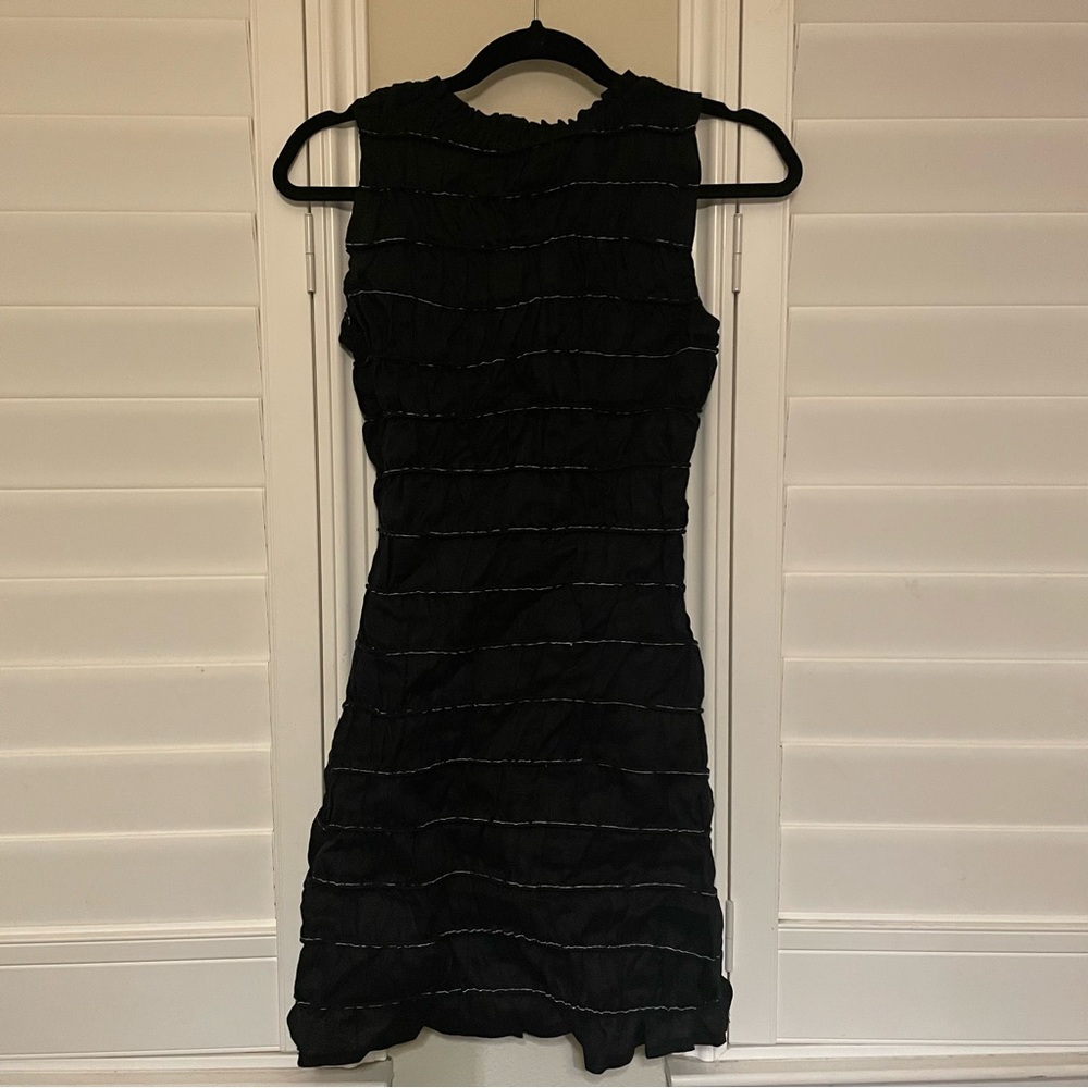DISSH Davina Black Shirred Mini Dress - Picture 5 of 6